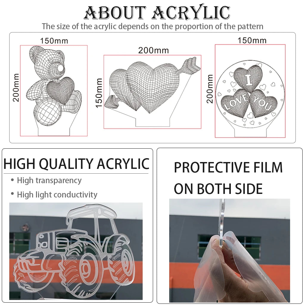 Lampe 3D - Demon Slayer