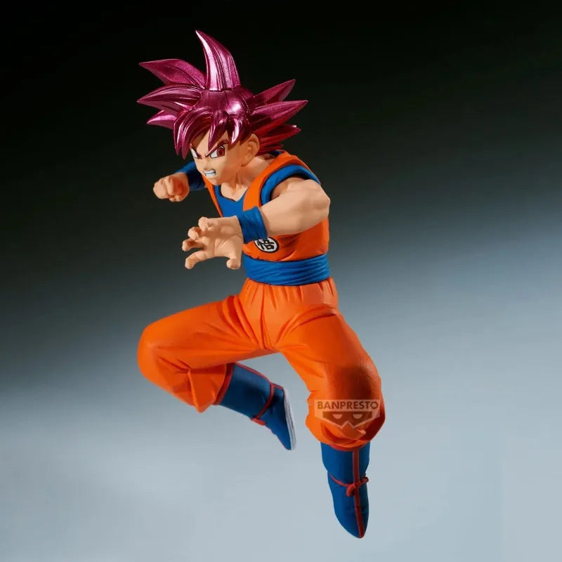 Bandai Original Banpresto Anime Dragon Ball Match Makers Super Saiyan God Goku Beerus PVC Action Figure Collectible Model Toys
