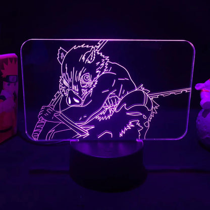 Lampe 3D - Demon Slayer