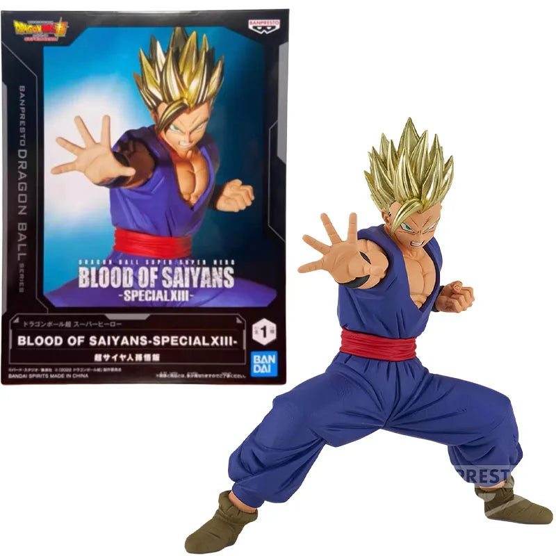 Bandai Genuine Banpresto Dragon Ball Super Anime Character BLOOD OF SAIYANS Son Gohan for Kids Gift Collection Action Toys Model