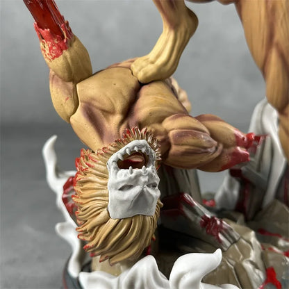 Figurine Eren VS Titan Mâchoire - 29cm