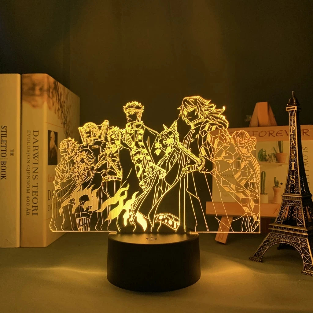 Lampe 3D - Demon Slayer