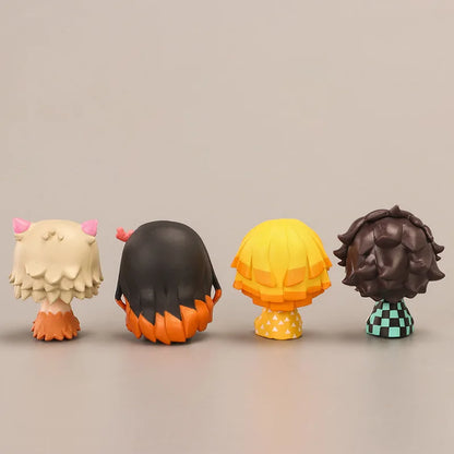 Lot de 4 mini figurines