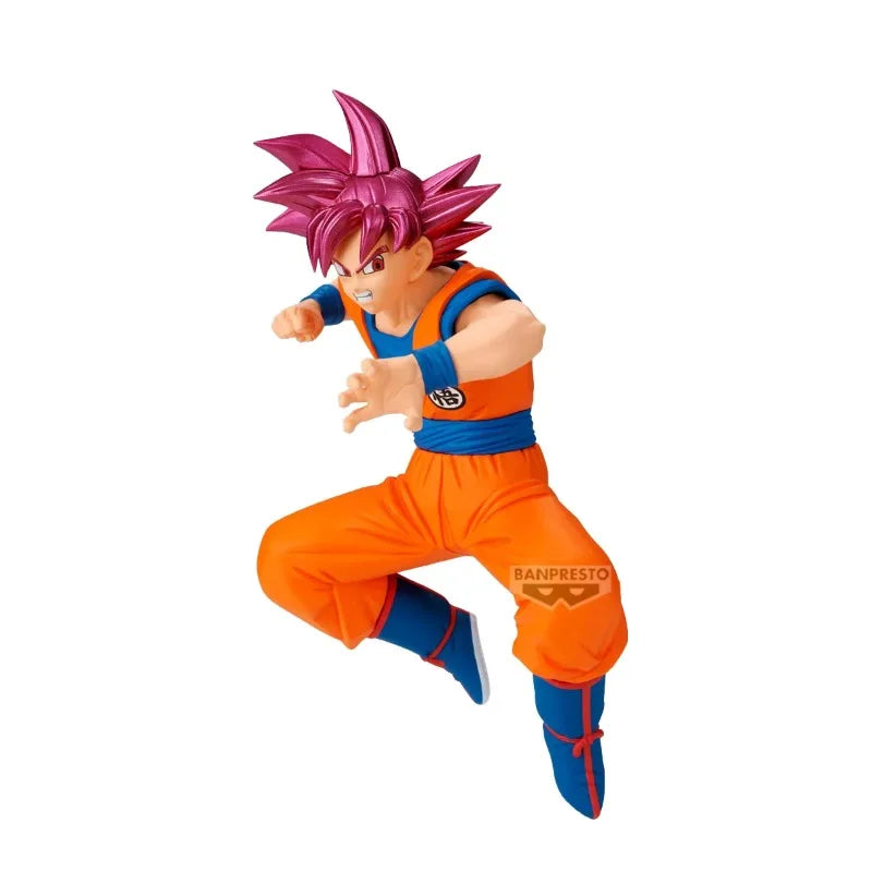 Bandai Original Banpresto Anime Dragon Ball Match Makers Super Saiyan God Goku Beerus PVC Action Figure Collectible Model Toys