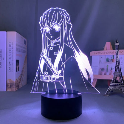 Lampe 3D - Demon Slayer