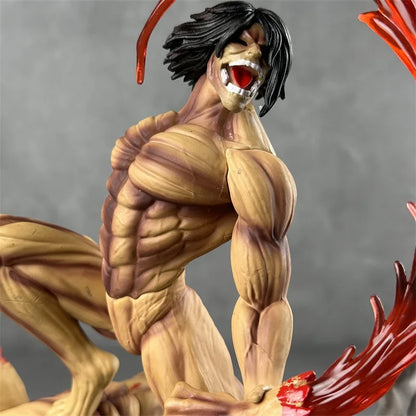 Figurine Eren VS Titan Mâchoire - 29cm