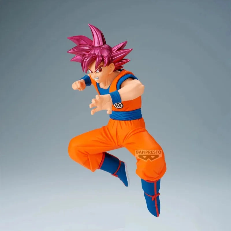 Bandai Original Banpresto Anime Dragon Ball Match Makers Super Saiyan God Goku Beerus PVC Action Figure Collectible Model Toys