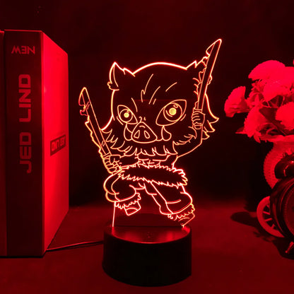Lampe 3D - Demon Slayer