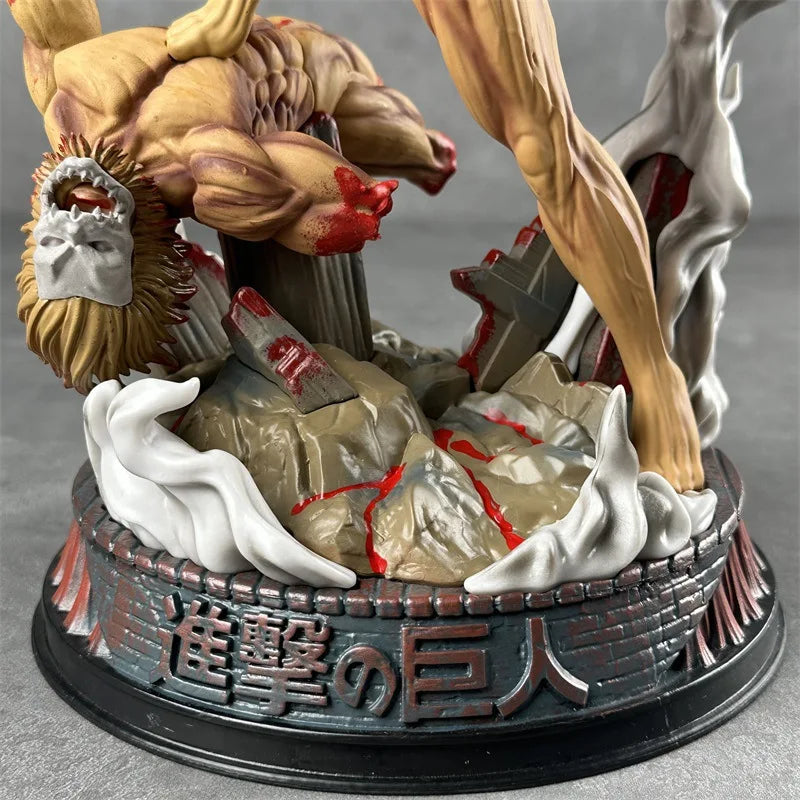Figurine Eren VS Titan Mâchoire - 29cm