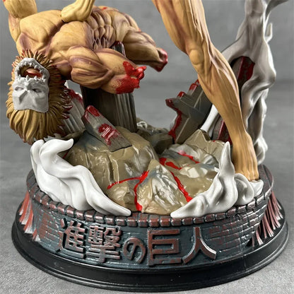 Figurine Eren VS Titan Mâchoire - 29cm