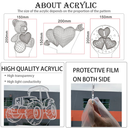 Lampe 3D - Demon Slayer