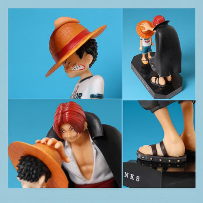 Luffy & Shanks - 18cm