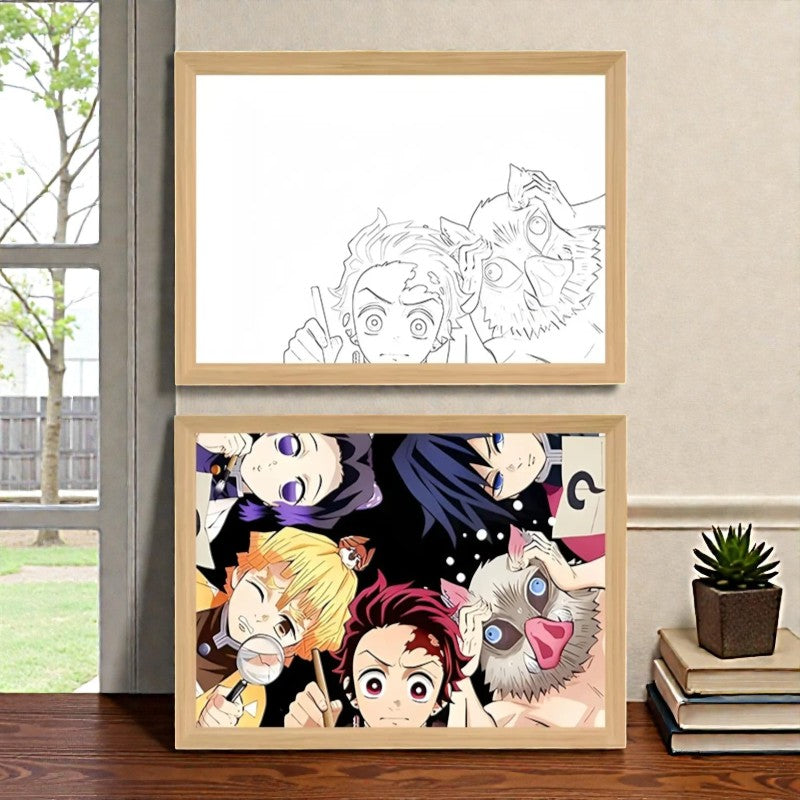Tableau Led Demon Slayer 23X17cm