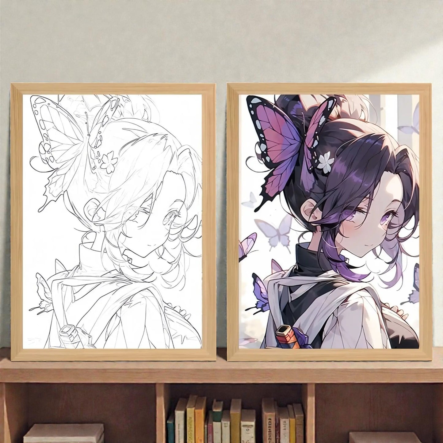 Tableau Led Demon Slayer 23X17cm