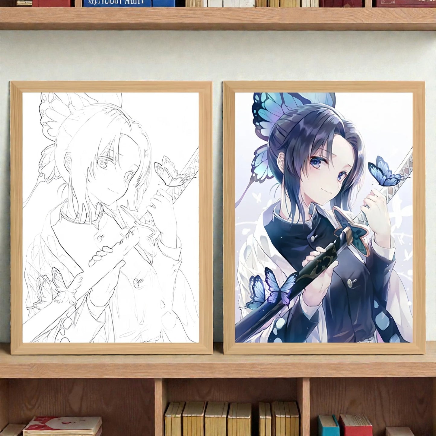 Tableau Led Demon Slayer 23X17cm